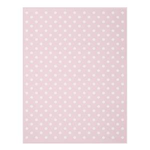 Plaid Sweet Dots Tissu - Rose bébé