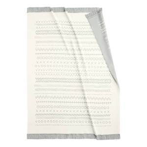 Plaid African Spirit Marrakesch Tissu - Beige / Gris clair