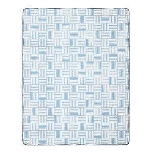 Plaid Fresh Ink Gradient Tissu - Blanc / Bleu clair