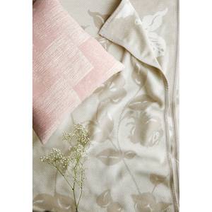Plaid Soft Impression Soft Roses Geweven stof - beige