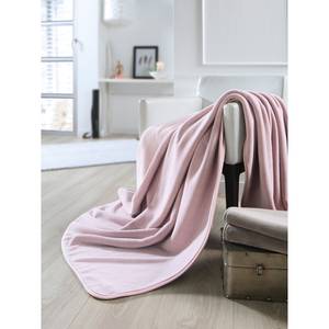 Plaid Pure Soft Geweven stof - Babyroze - 220x240cm