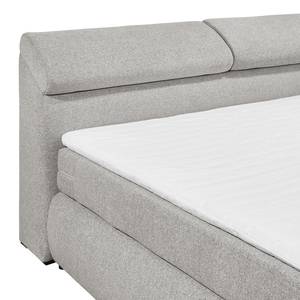 Boxspring Avenel geweven stof - Grijs