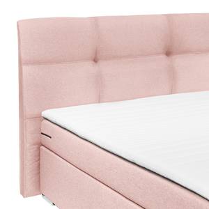 Letto boxspring Marangaroo Tessuto - Rosa anticato - 140 x 200cm