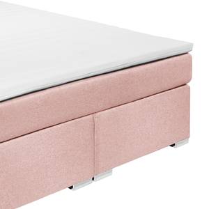 Letto boxspring Marangaroo Tessuto - Rosa anticato - 140 x 200cm