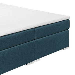 Lit boxspring Marangaroo Tissu - Bleu foncé - 160 x 200cm