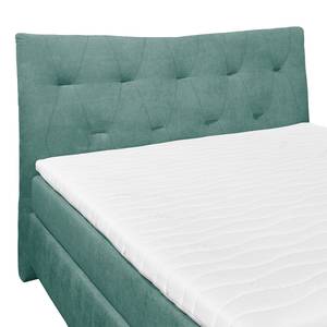 Lit boxspring Tibery Tissu - Vert