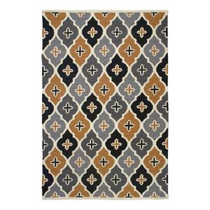 Tapis Gawler Laine / Coton - Gris / Beige - 160 x 230 cm