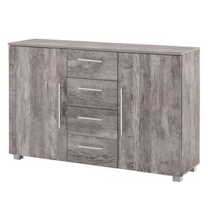 Dressoir Danu Eikenhouten Saloon look - Breedte: 127 cm