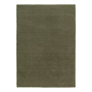 Tapis épais Livorno Deluxe Fibres synthétiques - Vert olive foncé - 170 x 240 cm