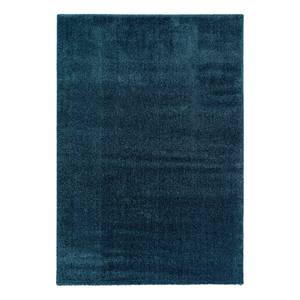 Hoogpolig vloerkleed Savona Kunstvezels - Marineblauw - 133x190cm