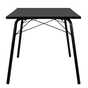 Table Daxx Métal - Noir - Anthracite - 140 x 80 cm