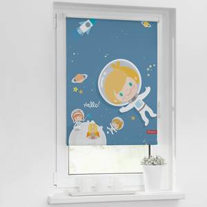 Store occultant astronaute Tissu - Bleu - 100 x 150 cm