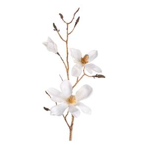 Fleur artificielle Fiore I Matière plastique - Blanc