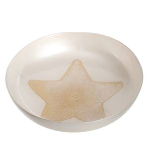 Schale Festivo Keramik - Weiß - Durchmesser: 30 cm