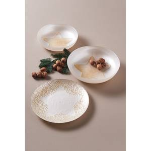 Schale Festivo Keramik - Weiß - Durchmesser: 30 cm
