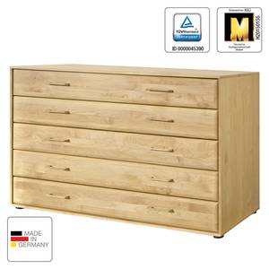 Kast Lido I Bruin - Deels massief hout - 141 x 86 x 43 cm