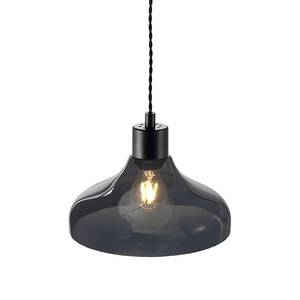 Suspension Alrun Verre / Acier - 1 ampoule - Gris