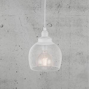Hanglamp Eldr Staal - 1 lichtbron - Wit