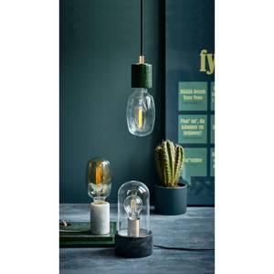 Lampe Siv I Verre / marbre - 1 ampoule - Vert foncé