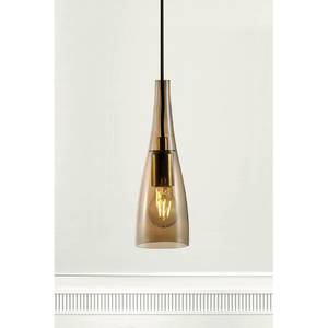 Suspension Embla Verre  - 1 ampoule - Beige