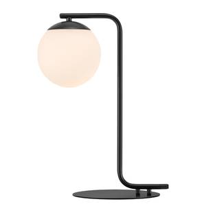 Lampe Grant Verre / Acier - 1 ampoule - Noir