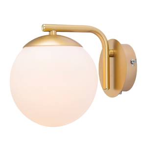 Wandlamp Grant Glas/staal - 1 lichtbron - Goud