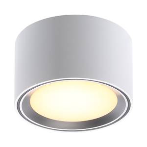 LED-plafondlamp Fallon II Vinyl/staal - 1 lichtbron - Staal