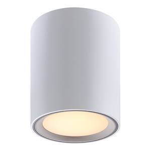 LED-plafondlamp Fallon I Vinyl/staal - 1 lichtbron - Staal