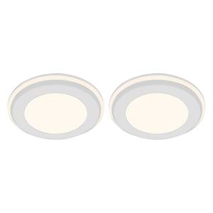 LED-inbouwverlichting Elkton I (set: 2) Vinyl - 2 lichtbronnen