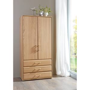 Draaideurkast Lido Bruin - Deels massief hout - 80 x 165 x 43 cm