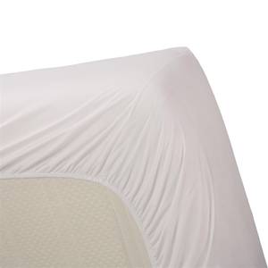 Drap-housse en percale Coton - Blanc - 140 x 200 cm