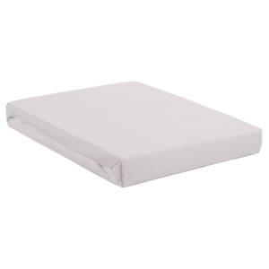 Drap-housse en jersey lycra surmatelas Tissu - Blanc - 70 x 220 cm