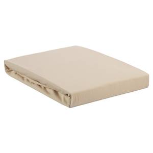 Drap-housse en lycra surmatelas double Tissu - Ivory - 160 x 220 cm