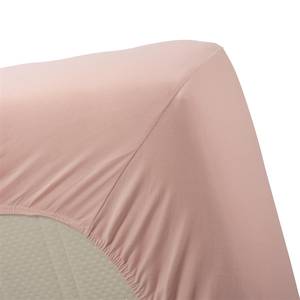 Jersey Lycra hoeslaken geweven stof - Lichtroze - 90 x 220 cm