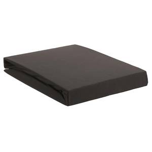 Drap-housse en lycra surmatelas double Tissu - Anthracite - 160 x 220 cm