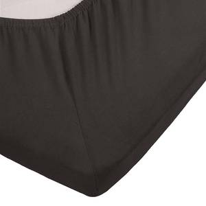 Drap-housse en lycra surmatelas double Tissu - Anthracite - 160 x 220 cm