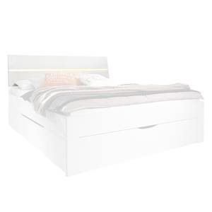 Tête de lit Scala Blanc alpin - Largeur : 185 cm - Avec éclairage