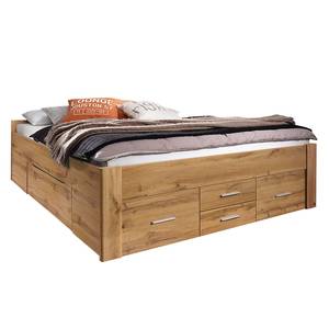 Bed Scala met 6 lades Eikenhouten Wotan look - 180 x 200cm