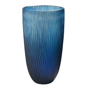 Vase Dinah II Glas - Blau - Höhe: 36 cm