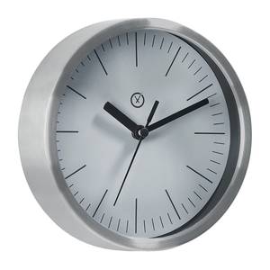 Wanduhr Arizona Aluminium / Kunststoff - Weiß