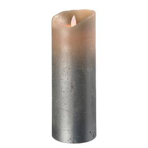 LED-Kerze Flame IV Echtwachs - Beige - Höhe: 23 cm