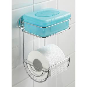 Turbo-Loc® Toilettenpapierhalter Ariel Edelstahl - Metallic glänzend
