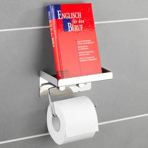 Toilettenpapierhalter Moonta Edelstahl - Metallic glänzend