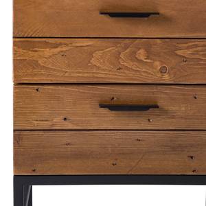 Nachtkastje Durres Bruin - Massief hout - 45 x 76 x 35 cm