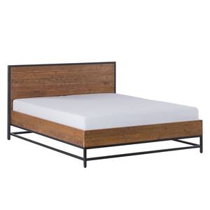Massief houten bed Gleba Bruin - Hout - 160 x 100 x 207 cm