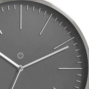 Horloge murale Dakota Matière plastique / Verre - Gris foncé