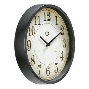 Horloge murale Glasgow Matière plastique - Beige