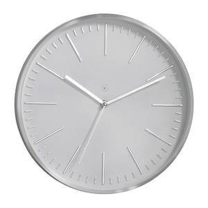 Horloge murale Dakota Matière plastique / Verre - Gris lumineux