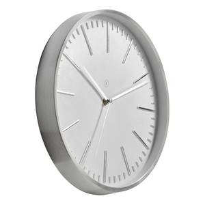 Horloge murale Dakota Matière plastique / Verre - Gris lumineux