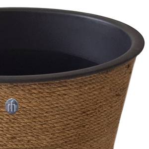 Cache-pot Kablo Jute / Polypropylène - Marron clair - Diamètre : 36 cm